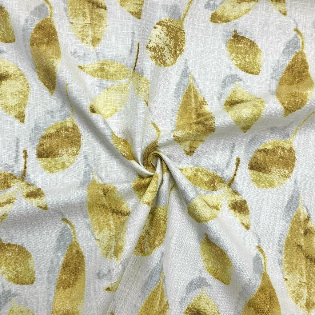 Leaf Print Linen Look 100% Cotton Fabric - Upholstery & Curtain Grade 3 Leaf Print Linen Look 100% Cotton Fabric - Upholstery & Curtain Grade - Image 3