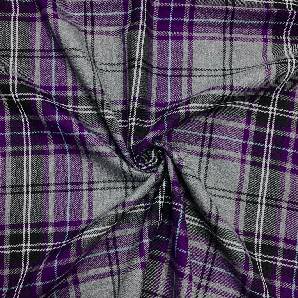 Premium Checkered PolyViscose Tartan Fabric for Dressmaking & Accessories 5 Premium Checkered PolyViscose Tartan Fabric for Dressmaking & Accessories - Image 5