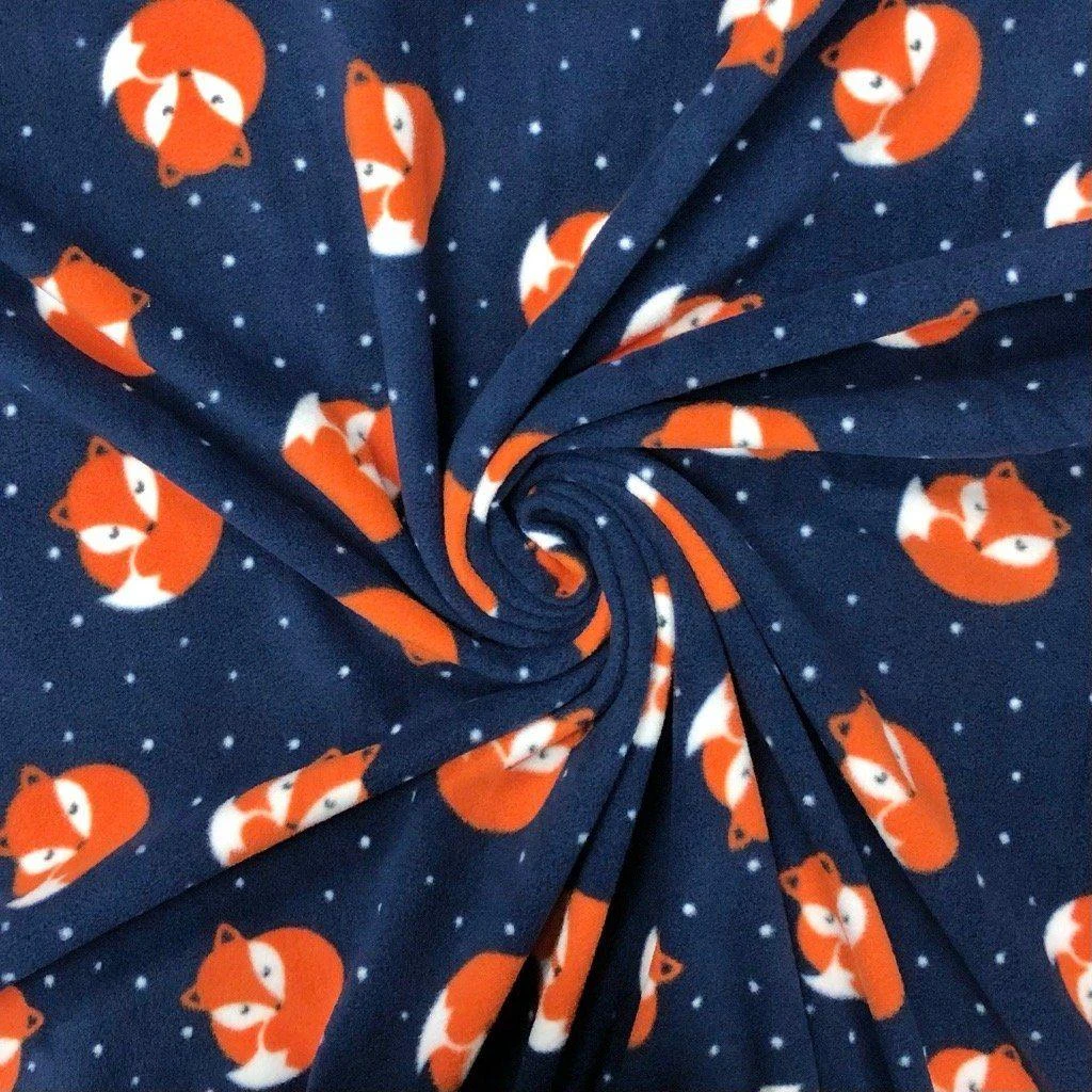 Foxes Anti Pill Polar Fleece Fabric - Premium Soft 275gsm Material 3 Foxes Anti Pill Polar Fleece Fabric - Premium Soft 275gsm Material - Image 3