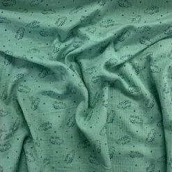 Hippo Print 100% Cotton Double Gauze Fabric for Baby and Summer Wear -Pound Fabrics Sale Store image 4a941787 616c 41f4 8d7e 317eebb0d89f