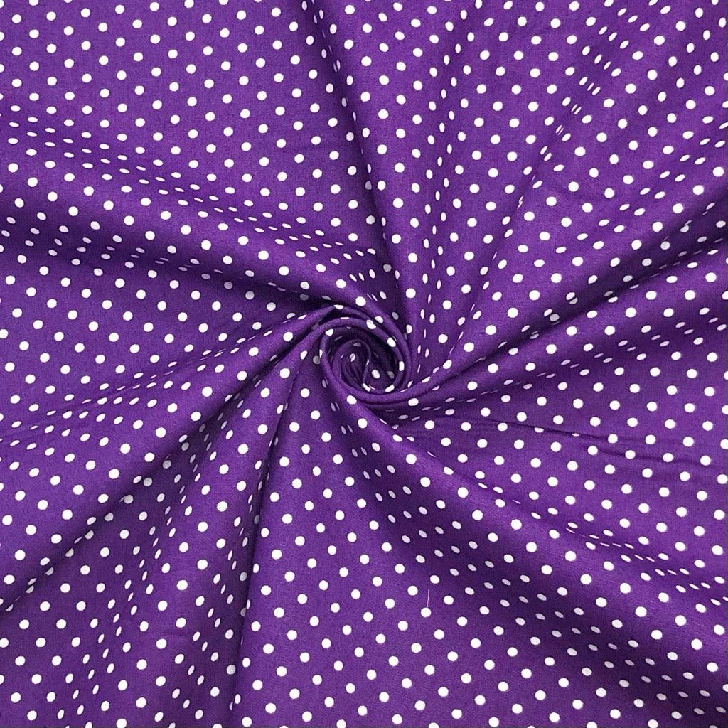 Rose & Hubble Polka Dot 3mm Cotton Poplin Fabric 7 Rose & Hubble Polka Dot 3mm Cotton Poplin Fabric - Image 7