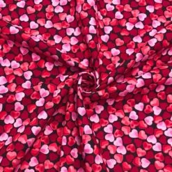 Rose & Hubble All Over Hearts 100% Cotton Poplin Fabric 6 Rose & Hubble All Over Hearts 100% Cotton Poplin Fabric -Pound Fabrics Sale Store image 5f463586 7384 4fc5 89d0 376d56b1afbf