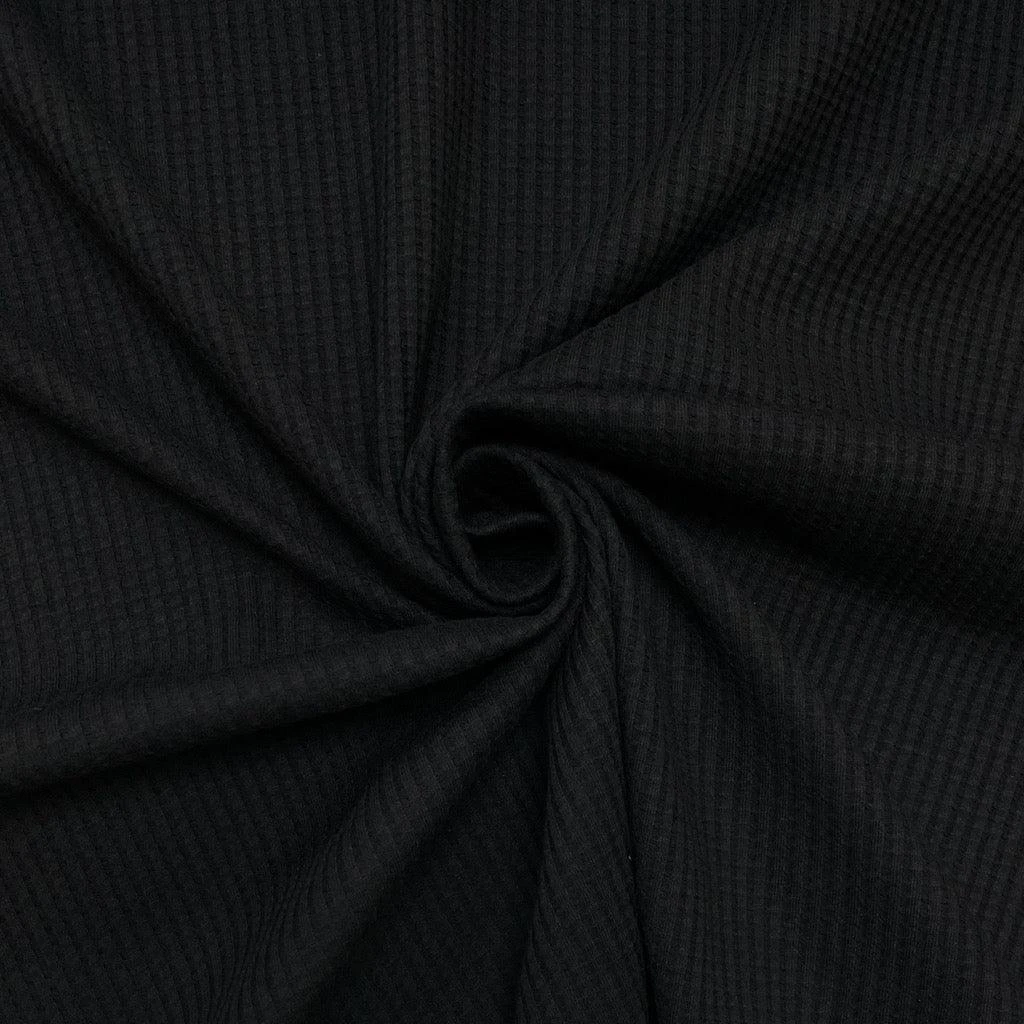 Soft Waffle Knit Jersey Fabric - Oeko-Tex Certified Stretch Cotton 3 Soft Waffle Knit Jersey Fabric - Oeko-Tex Certified Stretch Cotton - Image 3