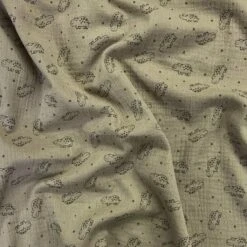 Hippo Print 100% Cotton Double Gauze Fabric for Baby and Summer Wear -Pound Fabrics Sale Store image 81413b31 e6b0 4811 8b1c f46141b5957e
