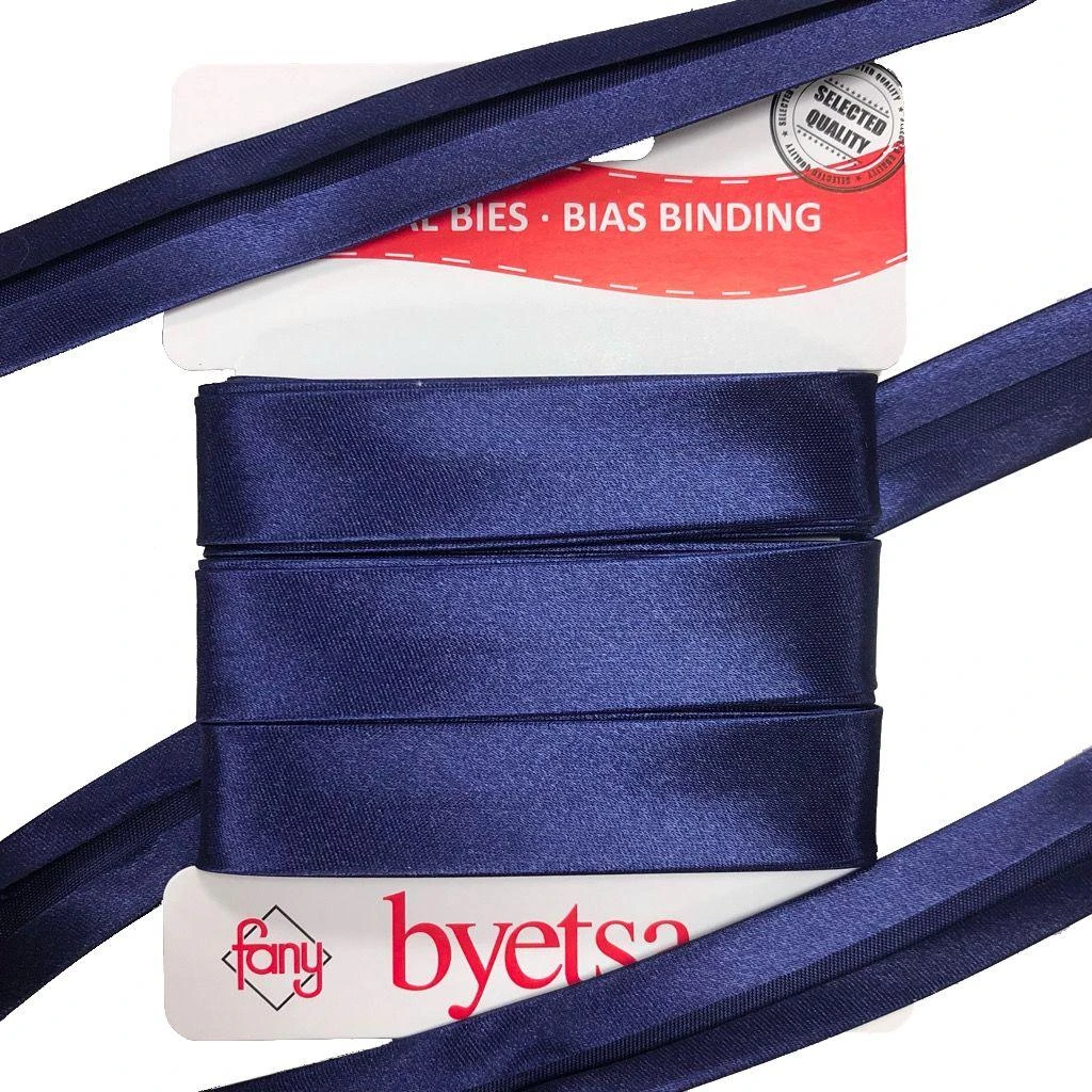 Premium 18mm Plain Satin Bias Binding Tape - 5 Metre Roll 19 Premium 18mm Plain Satin Bias Binding Tape - 5 Metre Roll - Image 19