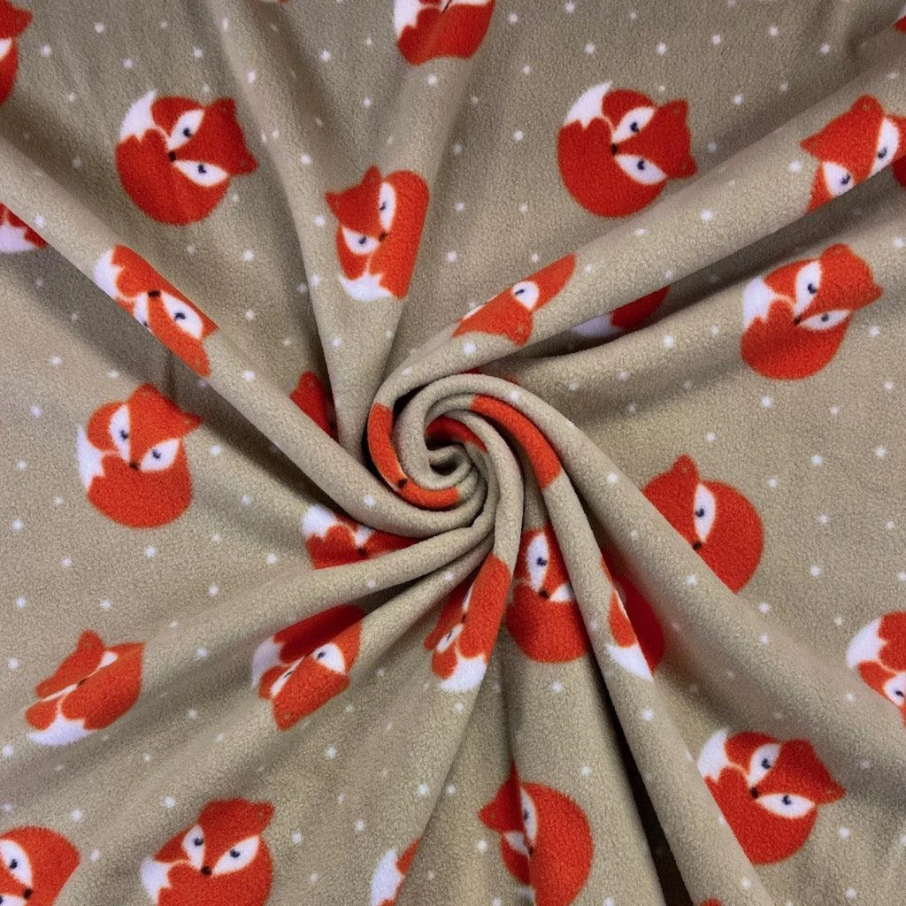 Foxes Anti Pill Polar Fleece Fabric - Premium Soft 275gsm Material 5 Foxes Anti Pill Polar Fleece Fabric - Premium Soft 275gsm Material - Image 5