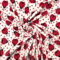 Ladybird Print Anti Pill Polar Fleece Fabric - Ultra Soft Material -Pound Fabrics Sale Store image 8d6c36b7 9e71 41b0 96a1 38fb91ca5fd0