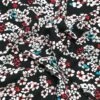 Floral Viscose Challis Fabric - White, Red and Blue Flowers on Black -Pound Fabrics Sale Store image 8edae495 03c7 4278 bc40 e9b0876618a2
