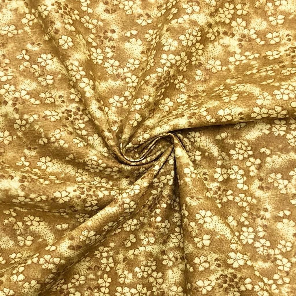 John Louden Mini Oriental Flowers Craft Cotton Blender Fabric 10 John Louden Mini Oriental Flowers Craft Cotton Blender Fabric - Image 10