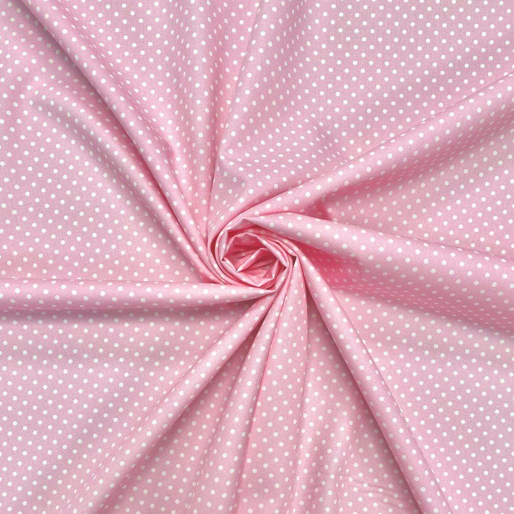 Rose & Hubble Polka Dot 3mm Cotton Poplin Fabric 8 Rose & Hubble Polka Dot 3mm Cotton Poplin Fabric - Image 8