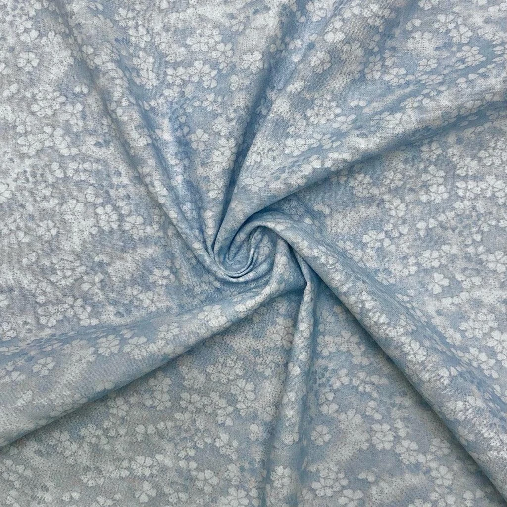 John Louden Mini Oriental Flowers Craft Cotton Blender Fabric 16 John Louden Mini Oriental Flowers Craft Cotton Blender Fabric - Image 16