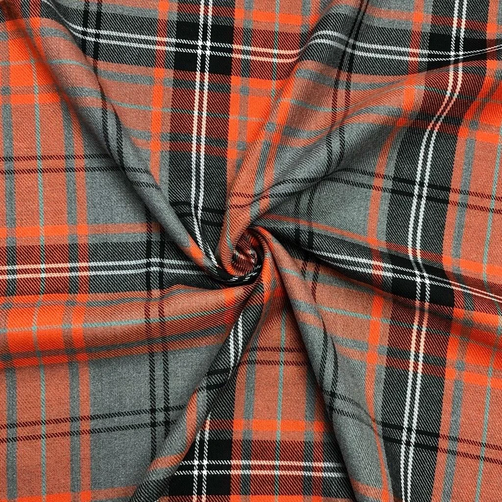 Premium Checkered PolyViscose Tartan Fabric for Dressmaking & Accessories 3 Premium Checkered PolyViscose Tartan Fabric for Dressmaking & Accessories - Image 3