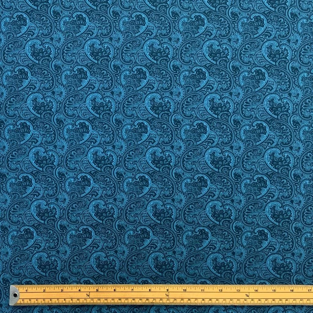 Rose & Hubble Paisley Cotton Poplin Fabric - Premium 100% Cotton 4 Rose & Hubble Paisley Cotton Poplin Fabric - Premium 100% Cotton - Image 4