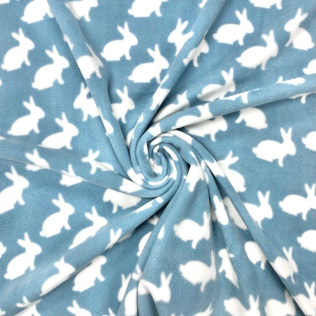 White Easter Bunny Anti-Pill Polar Fleece - Premium 275gsm Soft Sewing Fabric 5 White Easter Bunny Anti-Pill Polar Fleece - Premium 275gsm Soft Sewing Fabric - Image 5