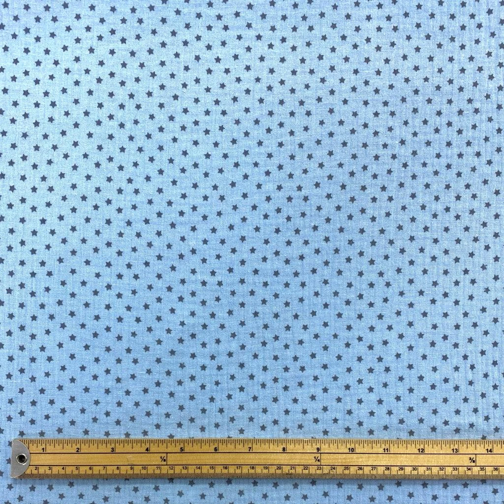 Soft Stars Double Gauze 100% Cotton Fabric for Baby Clothes & Summer Outfits 2 Soft Stars Double Gauze 100% Cotton Fabric for Baby Clothes & Summer Outfits - Image 2