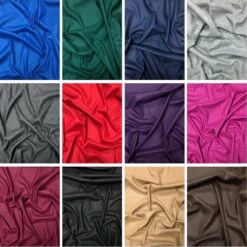Premium Plain Wool Blend Fabric - 58 Inch Wide for Coats and Dresses