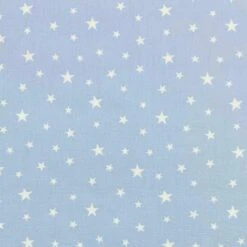 Rose & Hubble White Stars Sky Blue Cotton Poplin Fabric 5 Rose & Hubble White Stars Sky Blue Cotton Poplin Fabric -Pound Fabrics Sale Store image b7953b3f 4bb7 4f20 be44 a24ebfe79b44