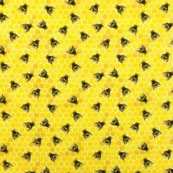 Rose & Hubble Bees on Honeycomb Cotton Poplin Fabric 7 Rose & Hubble Bees on Honeycomb Cotton Poplin Fabric -Pound Fabrics Sale Store image be29b808 e937 4cc1 a6a3 75fc2ea3efa8