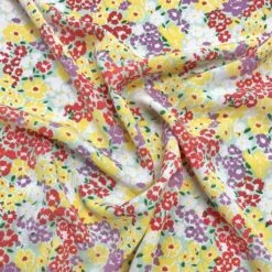 Premium Multicoloured Floral Polyester Crepe Fabric for Dressmaking -Pound Fabrics Sale Store image c26870ef f31f 4265 a16e 6c2418f6ca9a