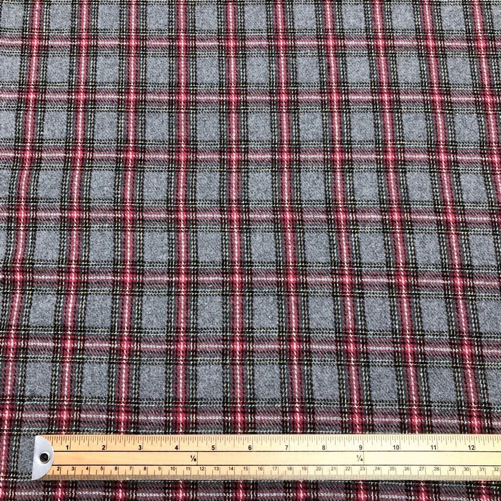John Louden Tartan Wool Blend Fabric - Premium Plaid for Tailoring 2 John Louden Tartan Wool Blend Fabric - Premium Plaid for Tailoring - Image 2