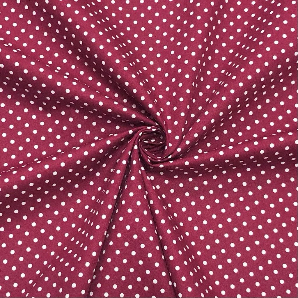 Rose & Hubble Polka Dot 3mm Cotton Poplin Fabric 6 Rose & Hubble Polka Dot 3mm Cotton Poplin Fabric - Image 6