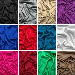 Premium Plain Scuba Fabric - Heavyweight 4-Way Stretch Double Knit