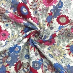 Rose & Hubble Large Floral Dream Cotton Poplin Fabric -Pound Fabrics Sale Store image cb7f4a03 24c9 4e0a aabf e4a4f2ba7155