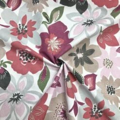 Large Floral Garden On White Panama Fabric 9 Large Floral Garden On White Panama Fabric -Pound Fabrics Sale Store image dc9a4fed e06c 4562 b4d0 0beba61da72a