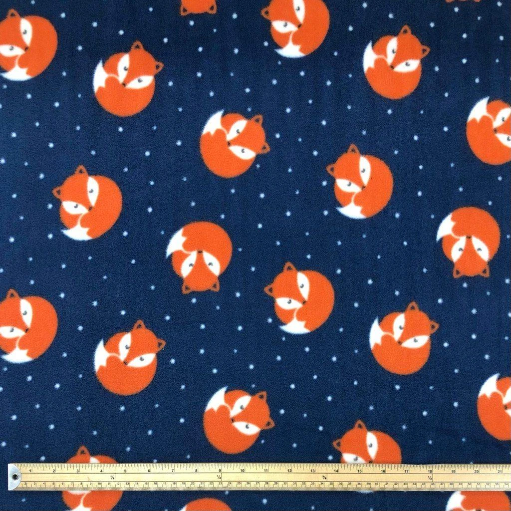 Foxes Anti Pill Polar Fleece Fabric - Premium Soft 275gsm Material 2 Foxes Anti Pill Polar Fleece Fabric - Premium Soft 275gsm Material - Image 2