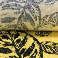 Large Leaves Linen Viscose Fabric for Summer Dressmaking -Pound Fabrics Sale Store image f44c2134 c3ce 4b25 be54 2431900395de