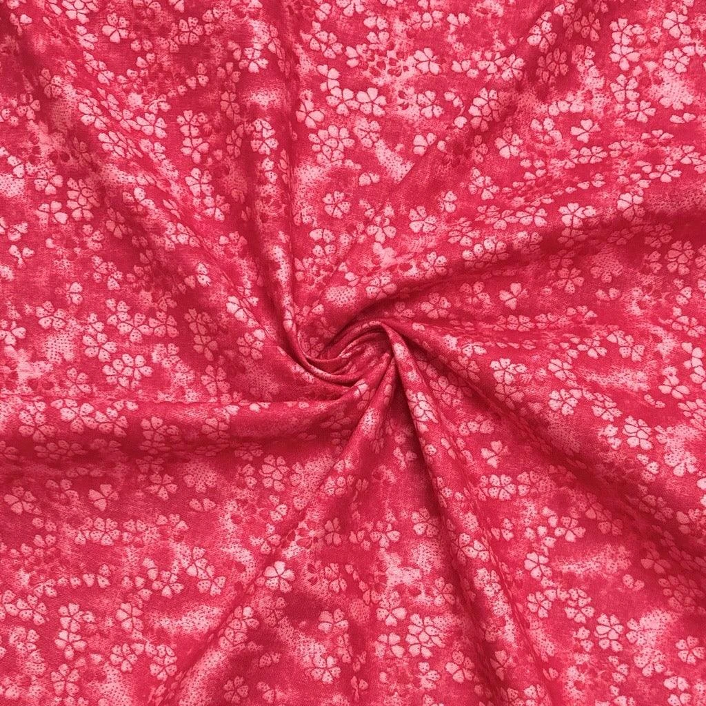 John Louden Mini Oriental Flowers Craft Cotton Blender Fabric 11 John Louden Mini Oriental Flowers Craft Cotton Blender Fabric - Image 11