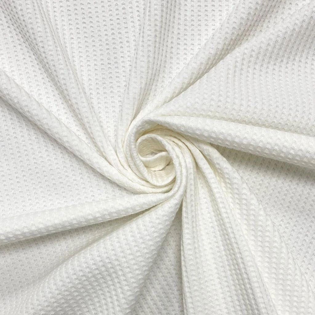 Soft Waffle Knit Jersey Fabric - Oeko-Tex Certified Stretch Cotton 5 Soft Waffle Knit Jersey Fabric - Oeko-Tex Certified Stretch Cotton - Image 5