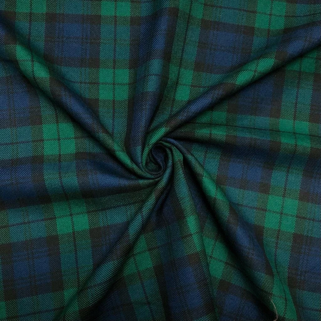 Premium Checkered PolyViscose Tartan Fabric for Dressmaking & Accessories 9 Premium Checkered PolyViscose Tartan Fabric for Dressmaking & Accessories - Image 9