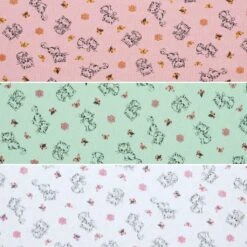 Premium Kittens Print Pointelle Jersey Fabric - 100% Pure Cotton Knit