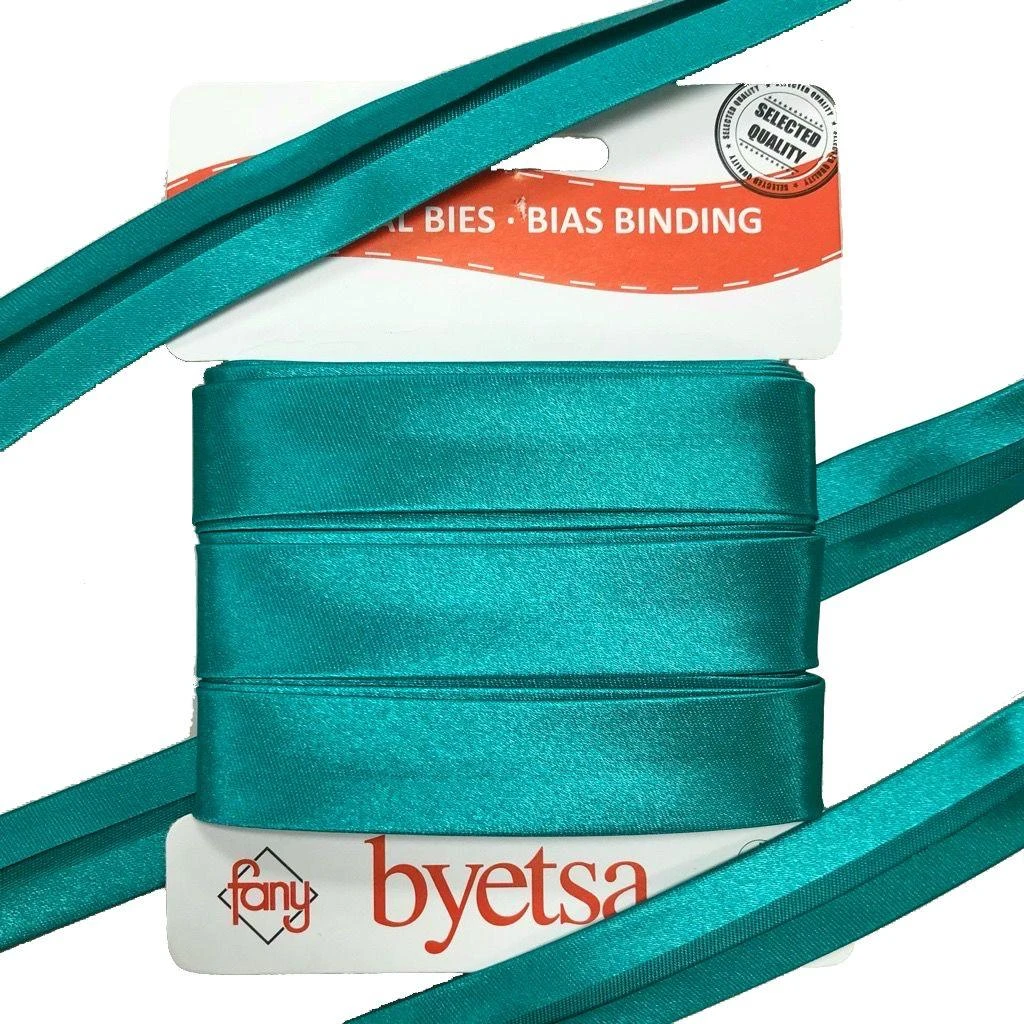 Premium 18mm Plain Satin Bias Binding Tape - 5 Metre Roll 15 Premium 18mm Plain Satin Bias Binding Tape - 5 Metre Roll - Image 15