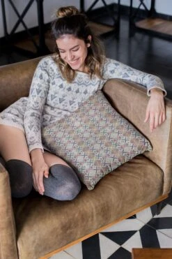 Kilim Tapestry Fabric for Upholstery and Curtains - 360gsm Cotton Blend -Pound Fabrics Sale Store poundfabrics kilim tapetry pillow